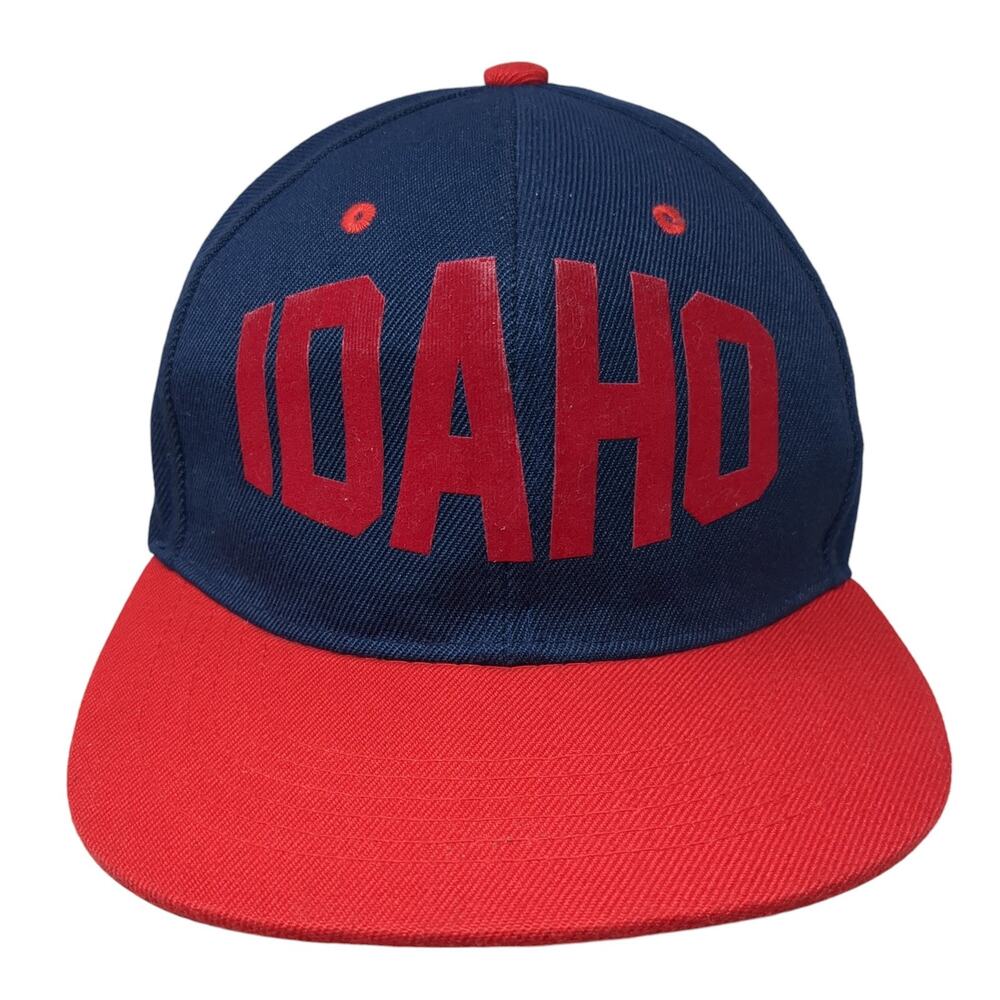 Idaho Snapback Hat Multicolor One Size Adjustable Vented Holes 6 Panel Pro Be